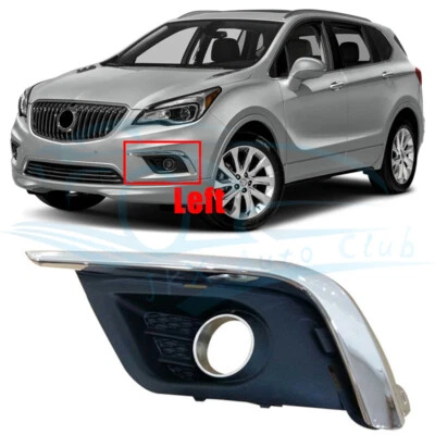 Cubierta de rejilla de luz antiniebla para parachoques delantero izquierdo con cromo p para Buick Envision 2016-2018 Foto 1 de 4