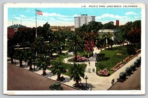 Postcard Long Beach California CA Pacific Park - Picture 1 of 2