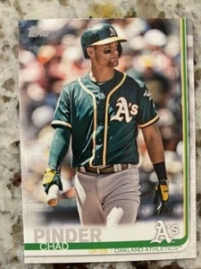 2019 TOPPS ON-DEMAND MINI CARD PR 291 OAKLAND ATHLETICS CHAD PINDER #524 - Picture 1 of 1