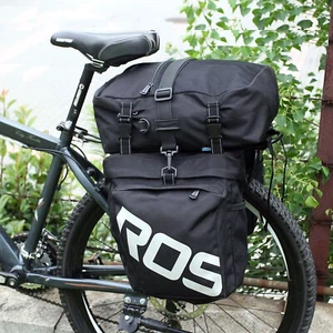 Gepäckträgertasche Fahrrad Doppeltasche Fahrradtasche 3in1 Gepäcktasche Tasche - Bild 1 von 12