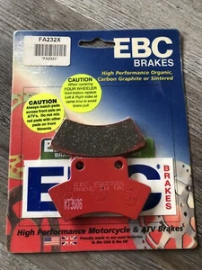 Pastillas de freno de carbono para ATV serie X EBC - FA232X - - Imagen 1 de 3