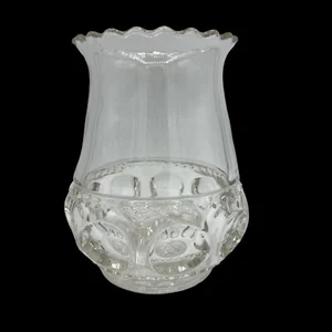 Adams & Co Kings Crown Excelsior Thumbprint Glass Spoon-Spooner Celery EAPG Vase - Picture 1 of 23