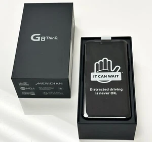 LG G8 THINQ 128GB LTE AURORA BLACK AT&T UNLOCKED BRAND NEW - Picture 1 of 3