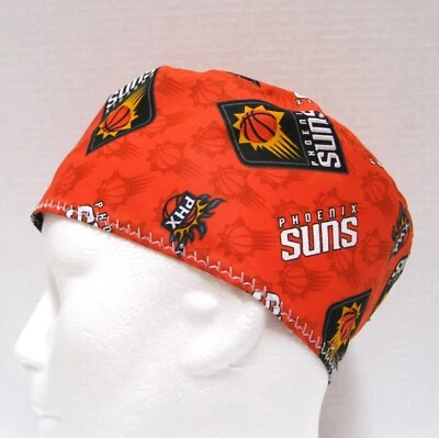 Phoenix Suns Mens Scrub Hat, Medical Skull Cap, Surgical Cap, Chemo Hat,  - Image 1 of 4