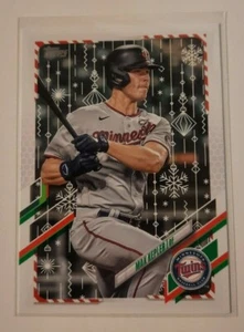 Topps Holiday Max Kepler 2021 paralelo metálico #HW125 Minnesota Twins - Imagen 1 de 2