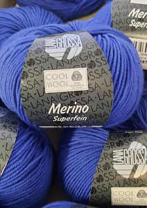 (110 € / kg): 50 g LG Merino superfein, Pt. 38582, Fb. 548 blau #6980 - Bild 1 von 1