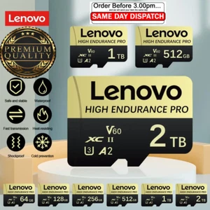 Carte Mémoire Micro SD Classe 10 Haute Vitesse 32Go 64Go 128Go 256Go 512Go 1To-1000Go - Photo 1 sur 17