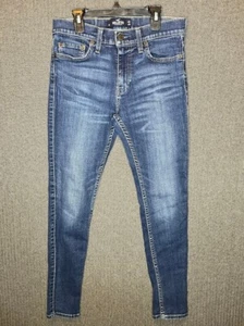 Hollister Super Skinny Jeans Men’s W30 L30 Blue Stretch Denim Mid Rise - Picture 1 of 11