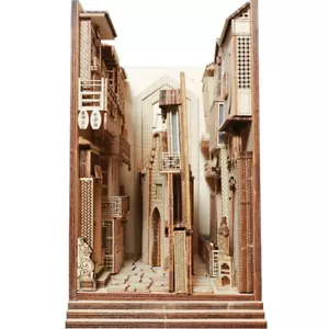 Christmas Gift Chinese HuTo DIY Building Puzzle Toy Booknook (Children/Teens/Ad) - Picture 1 of 11