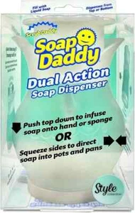 Dispenser Sapone Doppia Azione Scrub Daddy - Design Floreale per Cucina e Bagno - Foto 1 di 7