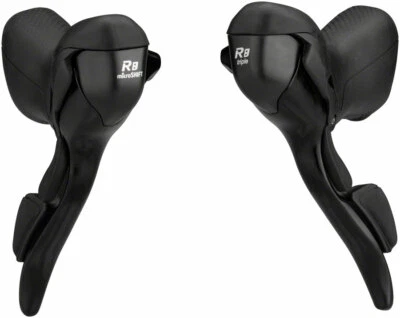 microSHIFT R8 Drop Bar Shift Lever Set 3 x 8-Speed Shimano Compatible - Image 1 of 3