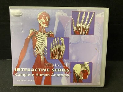 Primal 3D Interactive Series Complete Human Anatomy PC MAC 9 CD-Rom Set - Image 1 of 3