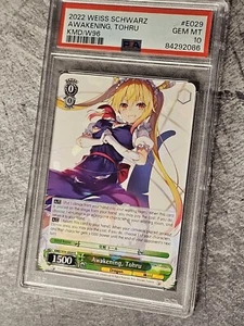 Tohru E029 PSA 10 GEM Mint Weiss Schwarz Miss Kobayashi Dragon Maid Cracked Ice - Picture 1 of 3