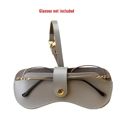 Estuche para Gafas Portátil Delgado Gafas de Sol Bolsa con Pulsera Suave PU NUEVO Foto 1 de 4