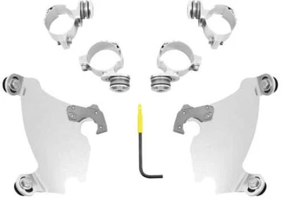 Kit de montagem Memphis Shades Trigger-Lock para carenagem de manopla - Polido MEK1981 - Imagem 1 de 4