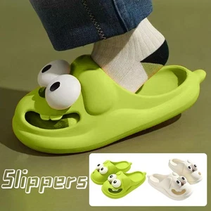 Cartoon 3D Big Eye Dog Slippers Soft Pillow Slides Cloud Shoes AU E5V4 X2W2 - Picture 1 of 17