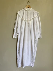 Vintage 1960s Italian Cotton Nightdress Size 14 - Picture 1 of 5