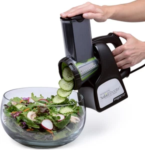 02970 Professional Saladshooter Electric Slicer/Shredder, Black,1 Count - Picture 1 of 10
