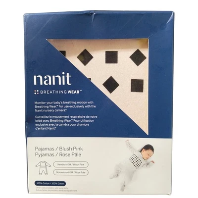 Nanit Breathing Wear Pijama Rubor Rosa Recién Nacido OM Nuevo Foto 1 de 4