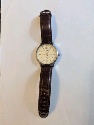  Tommy Hifiger Quartz Watch Analogue Classic Display ,Leather Strap Authentic - image 1 of 4
