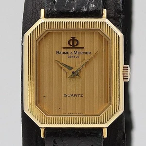 Reloj Baume & Mercier 18487 1279662 18K 750 9,0 g Champagne QZ dorado usado - Imagen 1 de 3