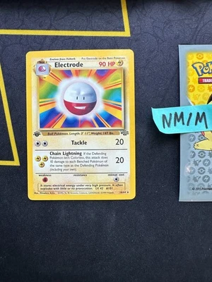 Pokemon Card Electrode Jungle 1st Edition WOTC Vintage 18/64 154 💎NM💎 - Image 1 of 4