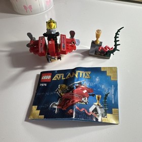 LEGO Atlantis Ocean Speeder 7976 Complete Set w/ Instructions