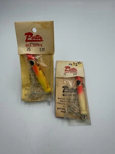 Porter Seahawk (2) NOS Lures 16F-17F - Picture 1 of 3