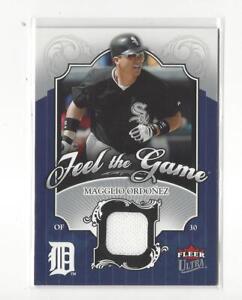 2006 Ultra Feel the Game Magglio Ordonez JERSEY White Sox