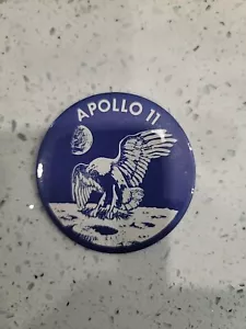 ORIGINALE 1969 Apollo 11 Pin ~ L'aquila è atterrata sulla Luna con la Terra sullo sfondo - Foto 1 di 1