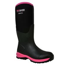 Dryshod Women's Legend MXT Adventure Boot Hi Black/Pink Size 8 LGX-WH-BKPN