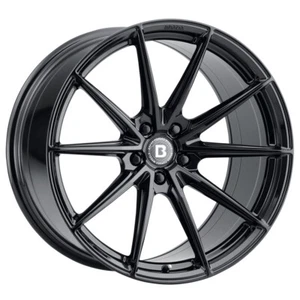 20" Brada CX1 20x9 Black Forged Concave Wheels Rims Fits Audi B9 A4 S4 - Picture 1 of 12