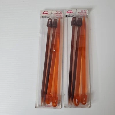 Lote de 13 agujas de tejer hilo de ganchillo Susan Bates X Bernat 8 mm 9 mm nuevas 11 EE. UU. Foto 1 de 4