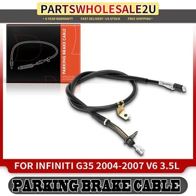 Rear Passenger RH Side Parking Brake Cable for INFINITI G35 2004 2005 2006-2007 - Image 1 of 4