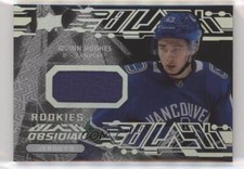 2019-20 SPx UD Black Obsidian Jerseys Rookies Quinn Hughes #OJ-QH Rookie RC