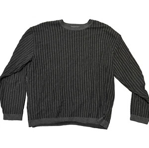 Peruvian Connection sweater XL Black and gray Sweater top long sleeves - Picture 1 of 6