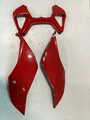 12-15 Ducati Panigale R 899 1199 BACK REAR TAIL FAIRINGS COWLING RED OEM - Imagem 1 de 4