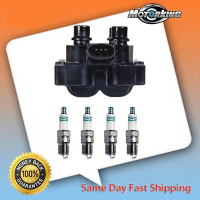 For Ford Lincoln Mercury 4.6L 5.0L FD480 DG530 Ignition Coil & 5325 Spark Plug - Image 1 of 4