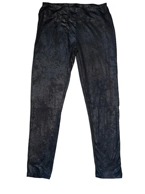 Espléndidos Leggings Cortos de Gamuza Imitación Negros para Niñas con Costuras de Moto Talla 10 Foto 1 de 3