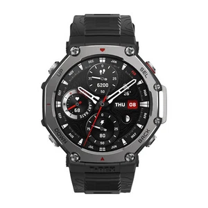 Amazfit T-Rex 3 Onyx Black Smartwatch Herzfrequenzmessung Schrittzähler Sportuhr - Bild 1 von 7