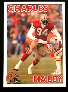 1992 CHARLES HALEY San Francisco SF 49ers FBI Card #3 - Picture 1 of 2