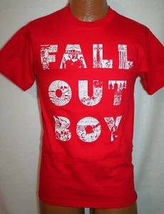 FALL OUT BOY Red Anniversary T-SHIRT Small Emo Punk Rock PETE WENTZ FOB - Picture 1 of 2