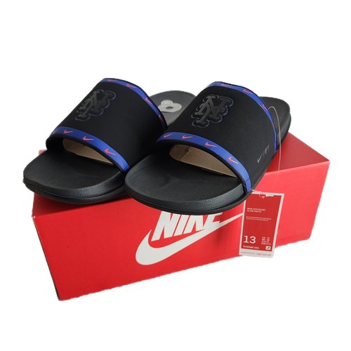 Sandali infradito infradito New York Mets Nike Off Court Slides da uomo taglia 13 MLB NUOVI CON SCATOLA