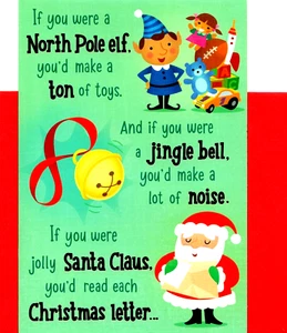 Merry Christmas Someone Special Elf Best Friend Friends  Hallmark Greeting Card - Picture 1 of 3