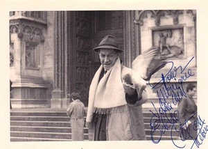 Foto firmada bailarín de ballet Edward Caton - alumno de Pavlova - Imagen 1 de 2