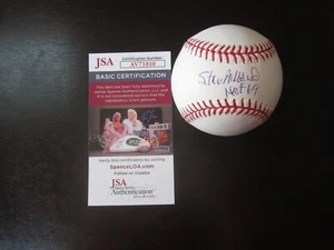Pelota de béisbol firmada con autógrafo por Stan Musial JSA St Louis Cardinals Salón de la fama 69 - Imagen 1 de 3