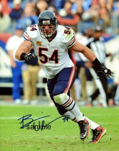 BRIAN URLACHER #1 REPRINT 8X10 PHOTO SIGNED AUTOGRAPHED MAN CAVE GIFT BEARS - Picture 1 of 1