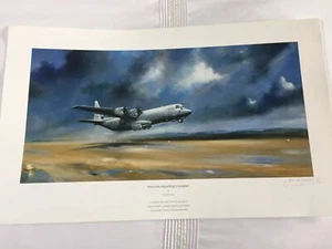 Jon Westwood "Hercules abflug LLanaber" Aviation Print Limited Edition - Bild 1 von 4