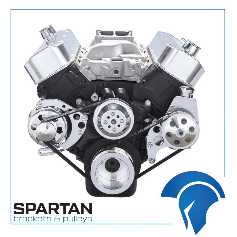 Big Block Chevy Serpentine Conversion Kit Power Steering BBC System 396 427 454 - Image 1 of 4