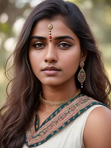 8x10 Women of India Art Print Female Indian Model 10-1318298027 - Picture 1 of 1